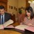 Directora General de Industria y Mercados Alimentarios del MARM, Dª Isabel Bombal Díaz, y el Director General de Cerveceros de España, D Jacobo Olalla Marañón, firmando el acuerdo.